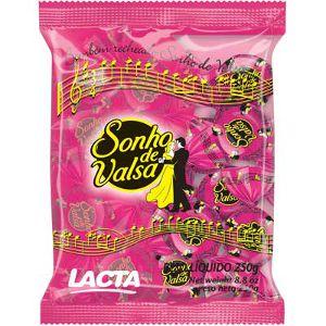 Bombom sonho de valsa Lacta pacote 250g.