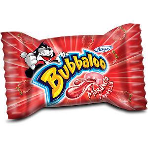 Chiclete Bubbaloo morango