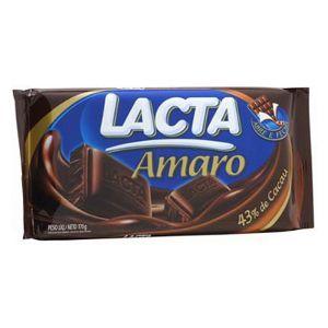 Chocolate amargo Amaro Lacta 70g.