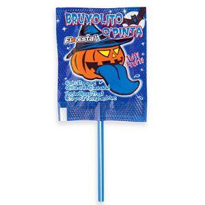 Pirulito Bruxolito pinta lingua azul florestal