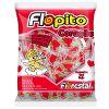 Pirulito Flopito coração morango Florestal 600g.