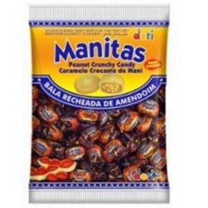 Bala de caramelo com amendoim Manitas 700g.