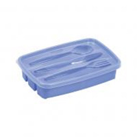 Porta talheres com tampa Plasutil 