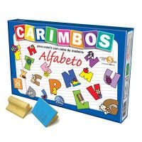 Jogo Carimbos do Alfabeto Pais e Filhos 