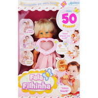 Boneca Fala Falhinha 50 frases Acalanto 