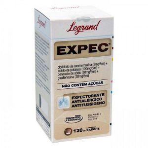 Expec xarope Legrand 120ml.