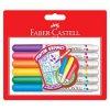 Canetinha hidrocor PINTA VIDRO Faber Castell 6 cores