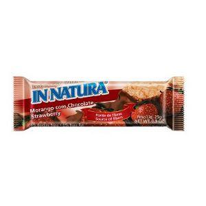 Barra de cereal morango com chocolate In Natura 25g.