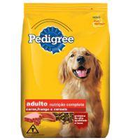 Ração Pedigree nutrição completa adulto carne, frango e cereais 10kg.