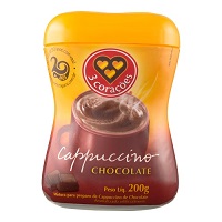 Cappuccino chocolate 3 Corações 180g