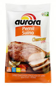 Pernil suíno temperado congelado 1kg