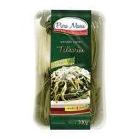 Massa Talharim com Espinafre Pura Massa 300 gr.