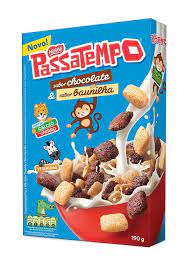 Cereal matinal de chocolate com baunilha Passatempo Nestlé 190g