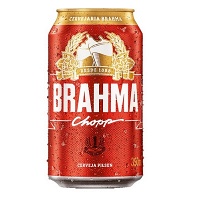 Cerveja Brahma lata 350ml.