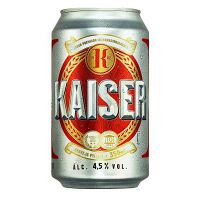 Cerveja Kaiser lata 350ml.