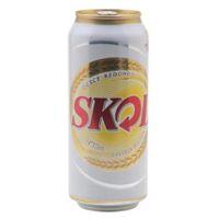 Cerveja Skol latão 473ml.