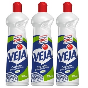 Desengordurante limão Veja cozinha squeeze 500ml. (pacote c/ 3 uindades) Desengordurante limão Veja cozinha squeeze 500ml. (pacote c/ 3 uindades)