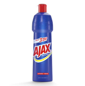 Limpador multiuso tripla ação lavanda + menta Ajax 500ml