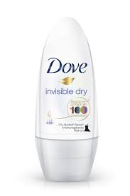 Desodorante roll on Dove Invisible Dry 50ml.