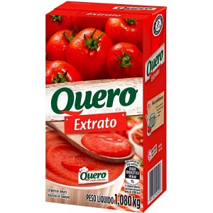 Extrato de tomate Quero tetra pak 1,08kg