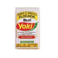 Farinha de mandioca flocada Bijú Yoki 500g.