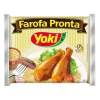 Farofa pronta temperada Yoki 250g.
