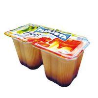 Flan de baunilha com calda de caramelo Paulista 2x 110g.