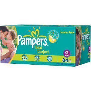 Fralda Pampers Total Confort G 84x1