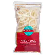 Anéis de lula congelado Frescatto 400g.