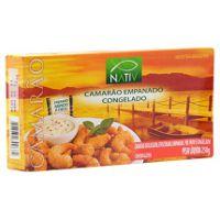 Camarão empanado e congelado Nativ 250g.