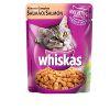 Alimento Whiskas salmão sachê 85g.