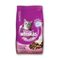 Ração para gatos Whiskas filhotes carne e leite 900g