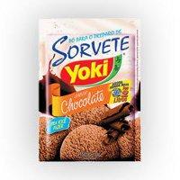 Pó para sorvete de chocolate Yoki 150g.