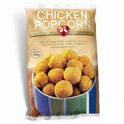 Chicken pop corn congelado Perdigão 300g.