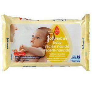 Lenço umedecido Johnsons Baby récem-nascido 50x1