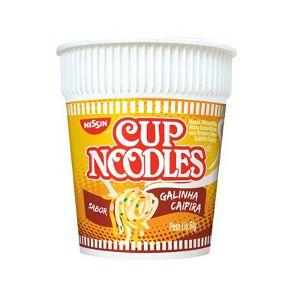 Cup Noodles galinha caipira Nissin 65g.