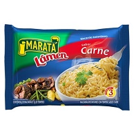 Macarrão instantâneo carne Maratá 85g.