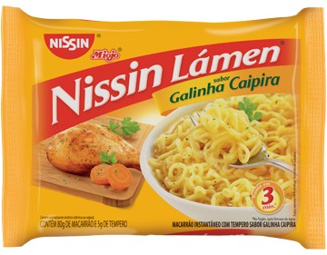 Macarrao Instantaneo Nissin Galinha Caipira 85g.