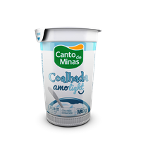 Coalhada light Canto de Minas 140ml.