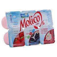 Iogurte desnatado Nestlé Molico 3 sabores 600g.