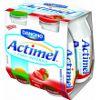 Leite fermentado Danone Actimel morango (pack c/ 6 unid.) 600g.