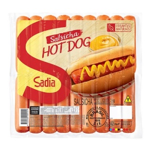 Salsicha hot dog Sadia 3kg