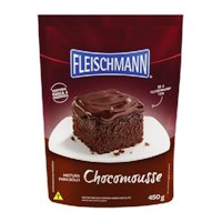 Mistura para bolo chocomousse Fleischmann 450g.