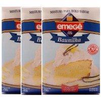 Mistura para bolo de baunilha Emegê (pacote c/ 3 unid.) 