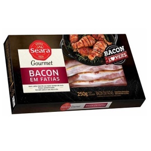 Bacon em fatias Seara Gourmet 250g