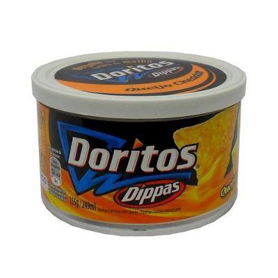 Molho para tortilha sabor queijo cheddar Dippas Doritos 255g.