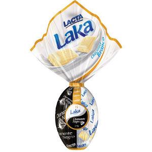 Ovo de Páscoa Lacta meio Diamante Negro meio Laka n.15 215g.