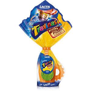 Ovo de Páscoa Lacta Trakinas 170g. Ovo de Páscoa Lacta Trakinas 170g.