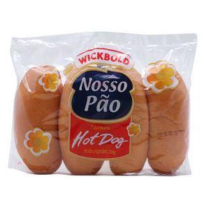 Pão para hot dog Nosso Pão Wickbold 200g.