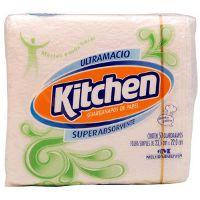 Guardanapo de papel branco Kitchen folha simples 23,5x22cm (50 unid.)